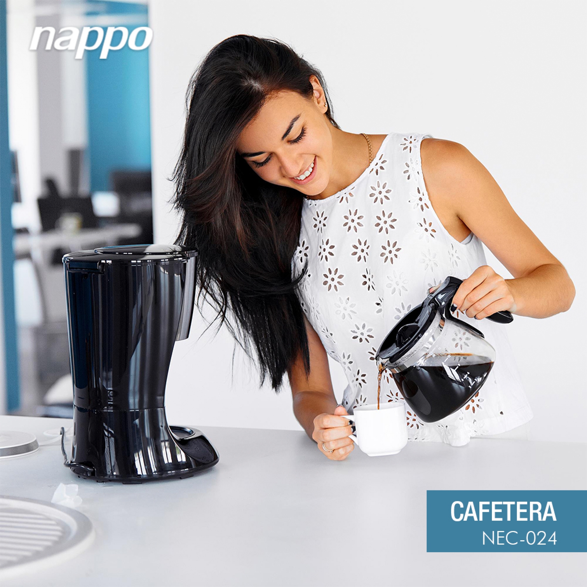 Cafetera Multicapsula Nappo NEC-139 3 en 1 0.6 Litros